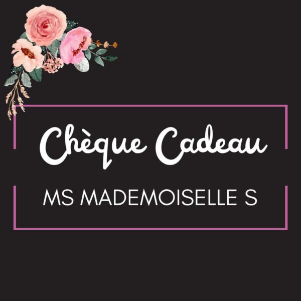 illustration du cheque cadeau de ms mademoiselle s