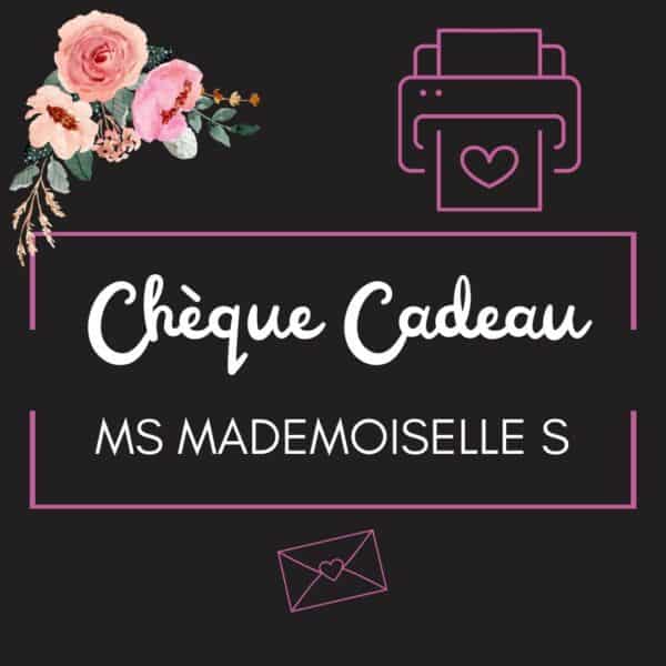 illustration de chèque cadeau à imprimer