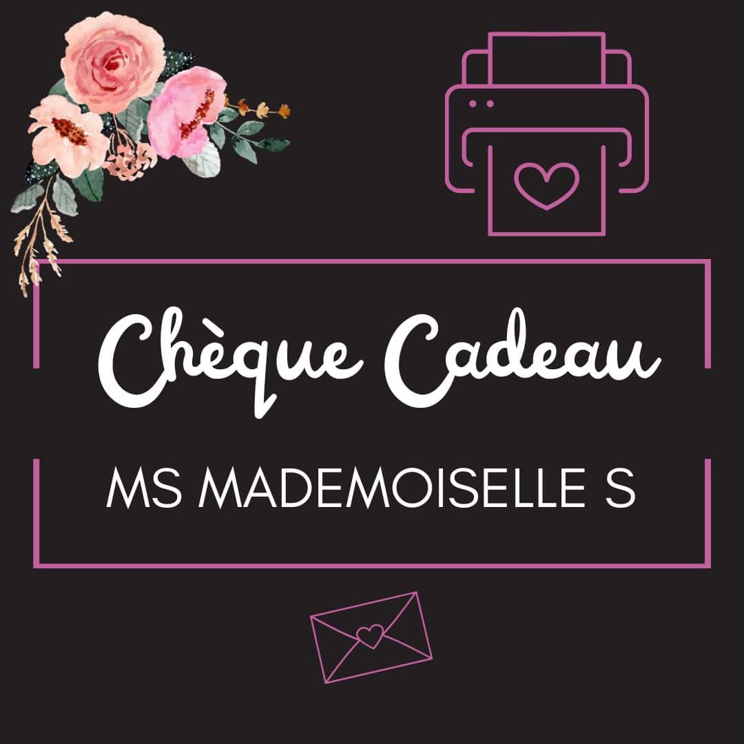 illustration de chèque cadeau à imprimer